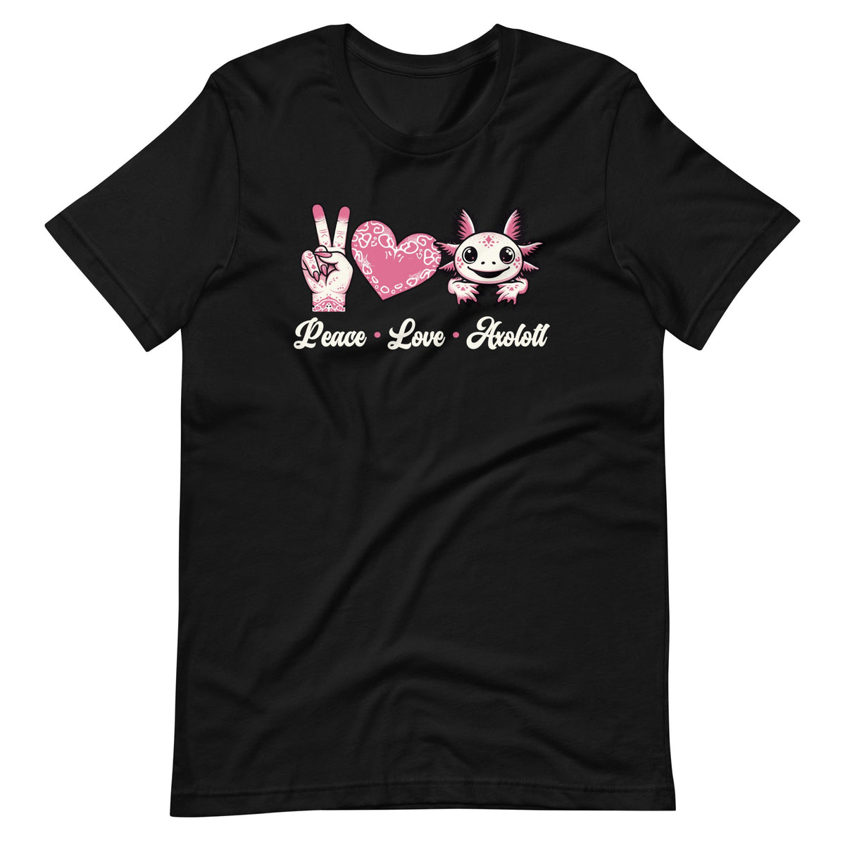 Peace Love Axolotl Heart Leopard Axolotls Teenager Fans product image 2