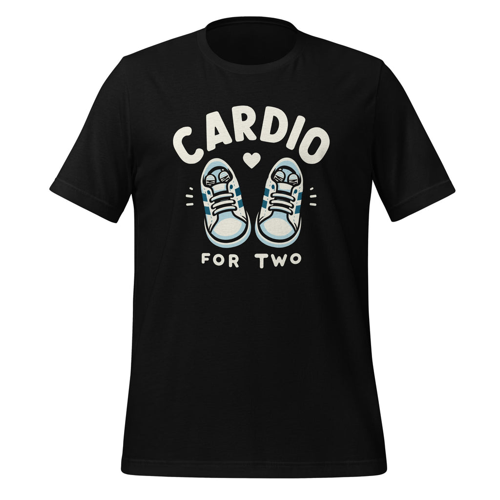 Cardio For Two Funny Pregnancy Workout Unisex T-Shirt product image 1