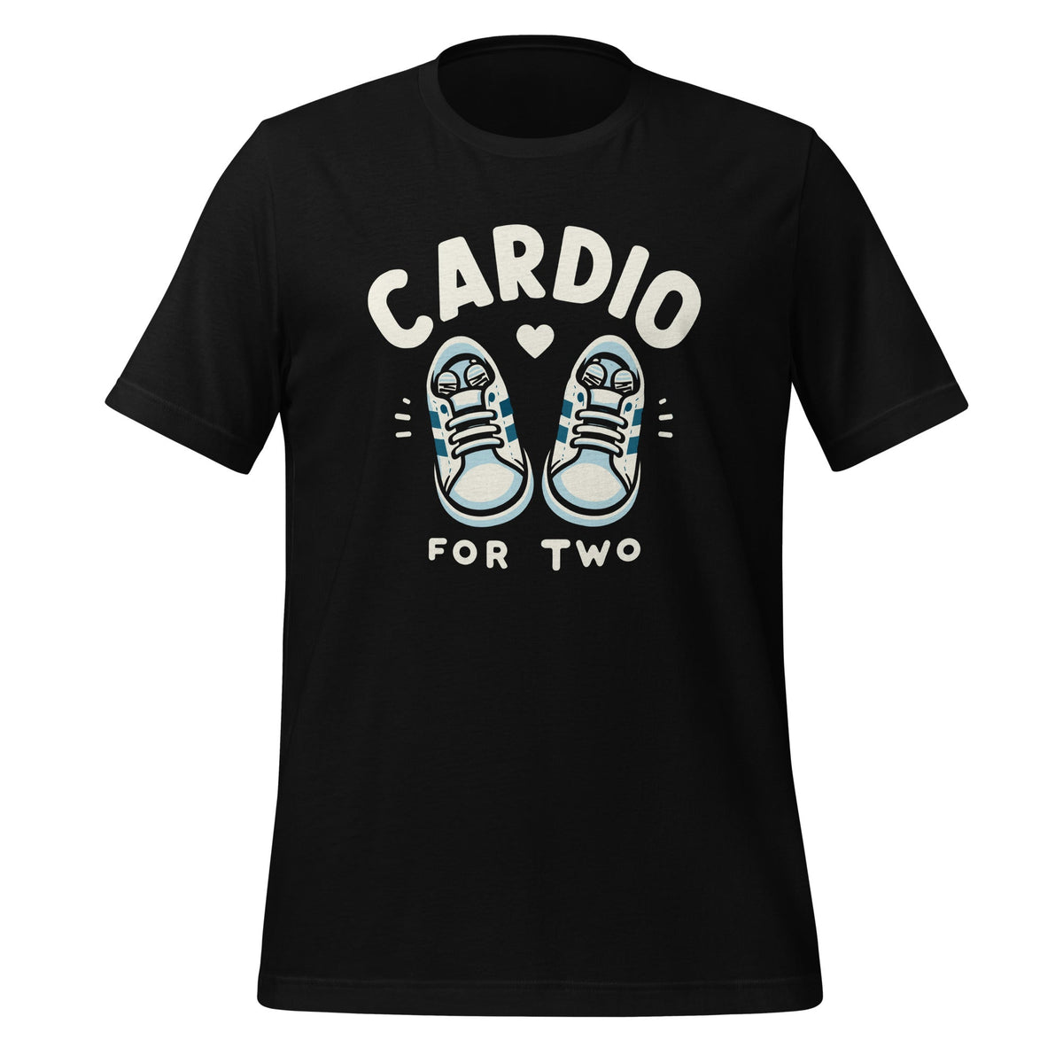 Cardio For Two Funny Pregnancy Workout Unisex T-Shirt product image 1