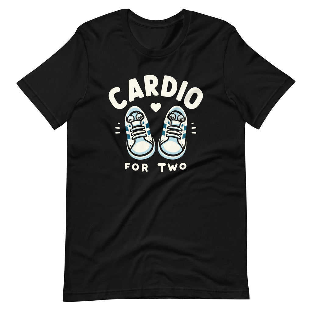 Cardio For Two Funny Pregnancy Workout Unisex T-Shirt product image 2