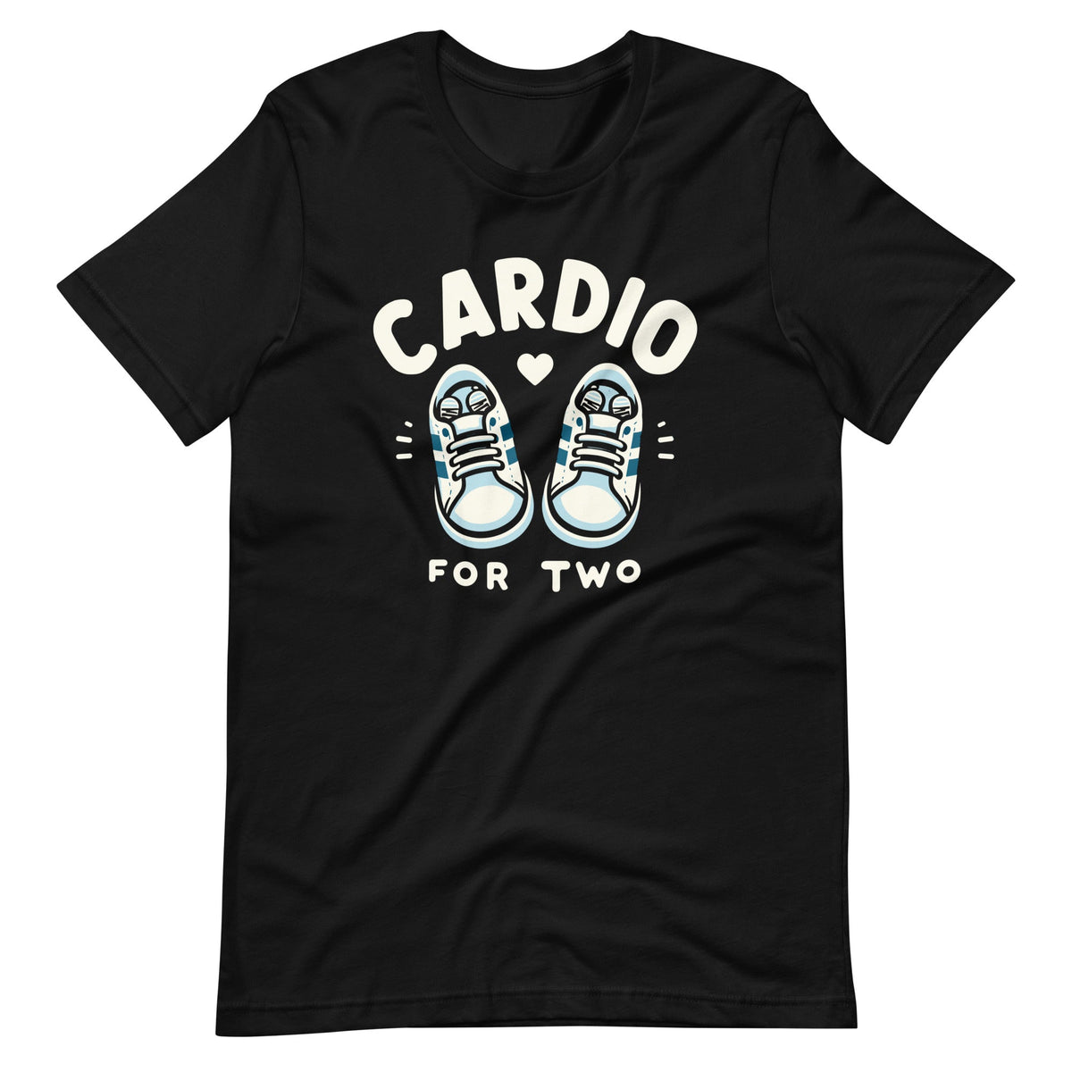 Cardio For Two Funny Pregnancy Workout Unisex T-Shirt product image 2