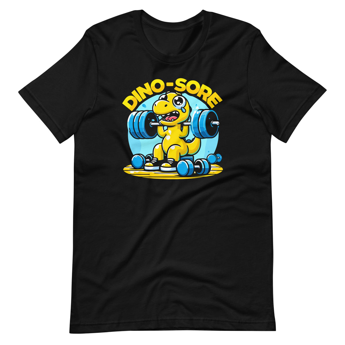 Funny Dinosaur Workout Gym Dino Sore Lifting Fitness Unisex product image 2