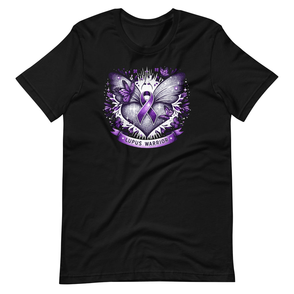 Lupus Awareness Warrior Survivor Purple Butterflies Heart product image 2