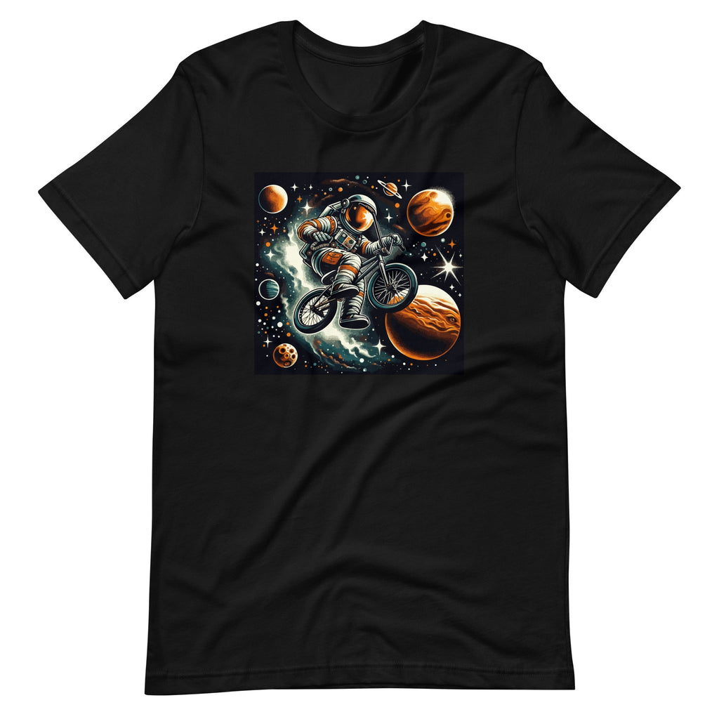 Astronaut on Bike Bicycle in Space Doing Tricks Biker product image 2