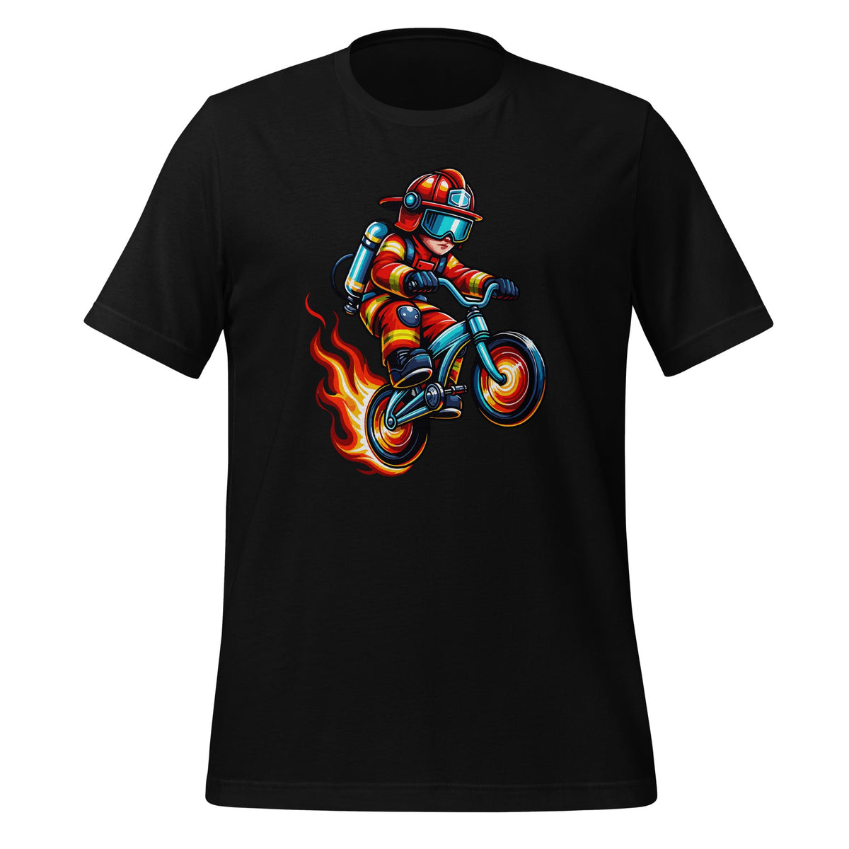 Firefighter Bike Rescuer Bicycle Biker Cyclist Cycling product image 1
