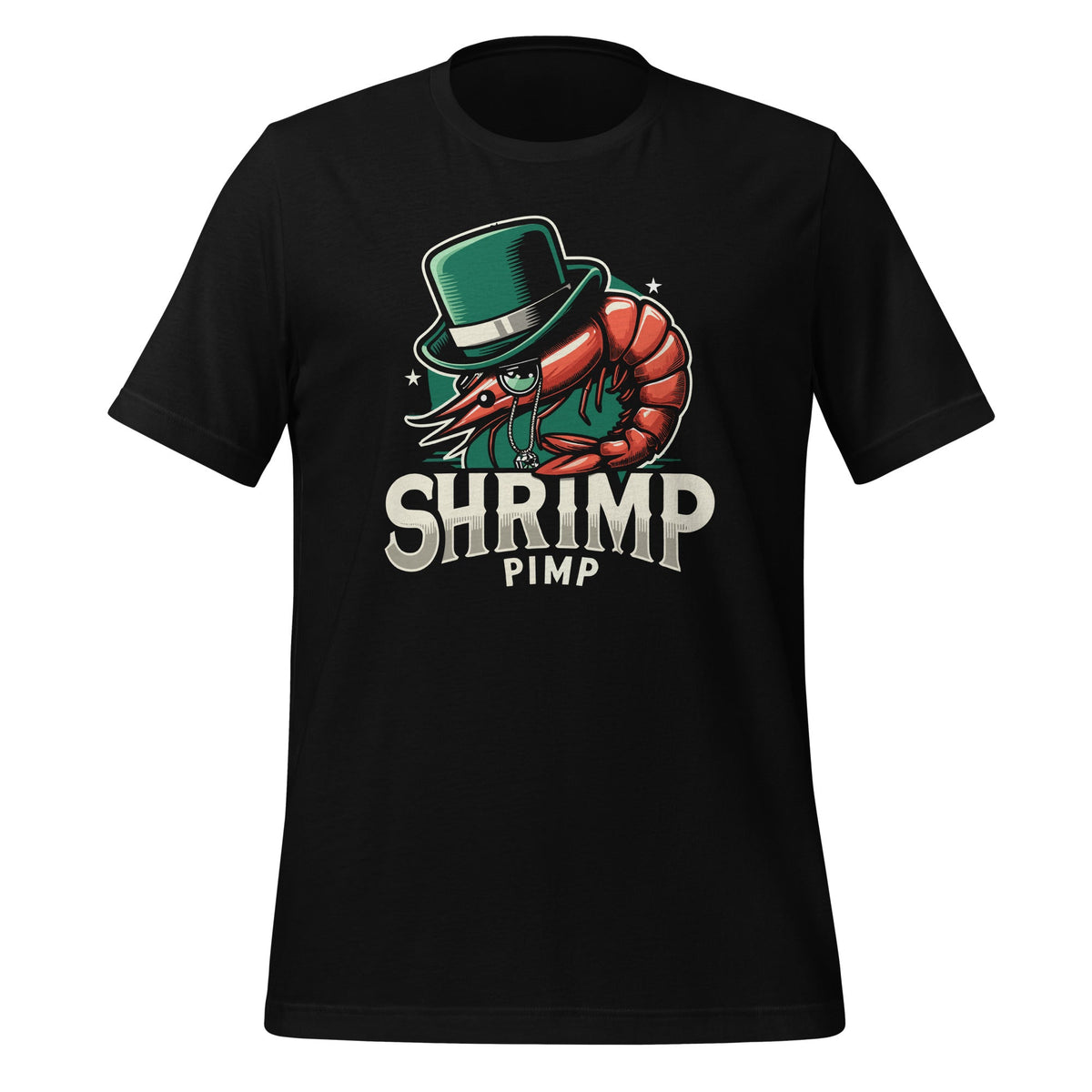 Shrimp Seafood Pimp Funny Shrimps Lover Unisex T-Shirt product image 1