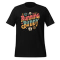 Running Buddy Pregnancy Announcement Groovy Unisex T-Shirt product image 1