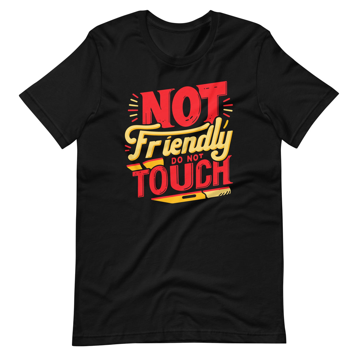 Not Friendly Do Touch Funny Sarcastic Quote Introvert product image 2