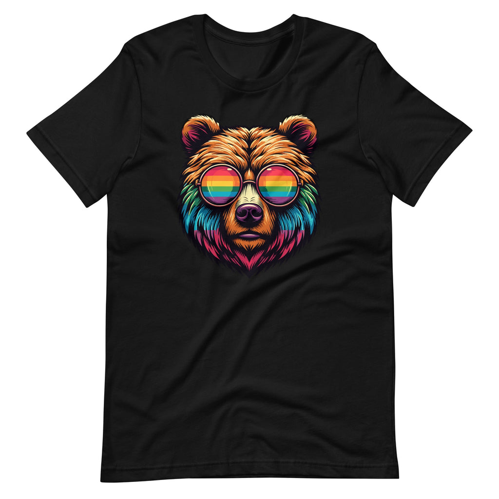 Gay Bear LGBTQ Rainbow Sunglasses Pride Flag Daddy Unisex product image 2