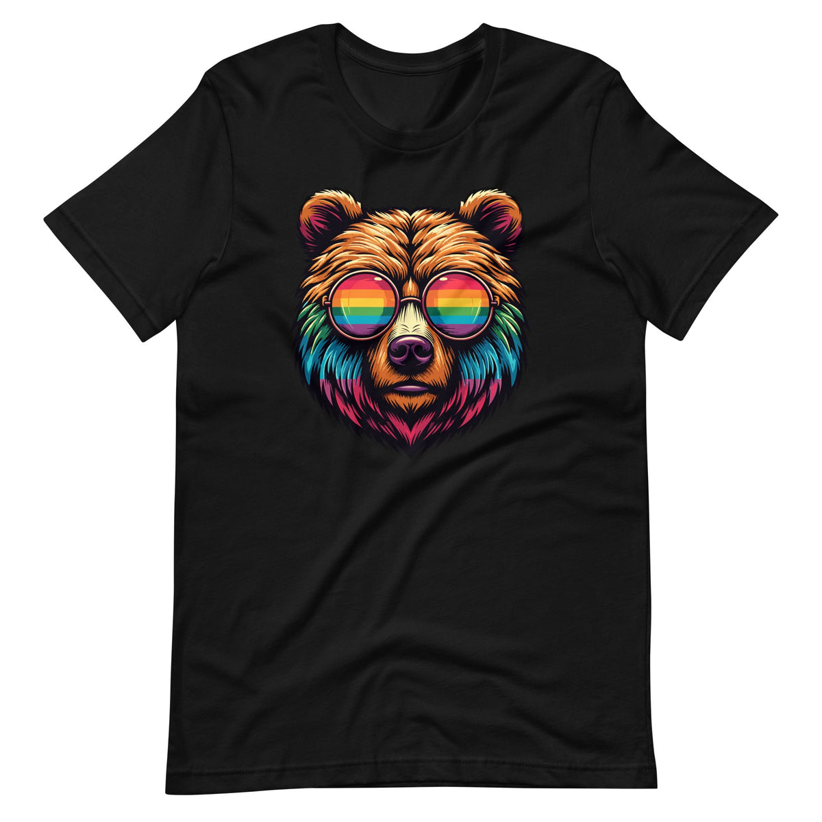 Gay Bear LGBTQ Rainbow Sunglasses Pride Flag Daddy Unisex product image 2