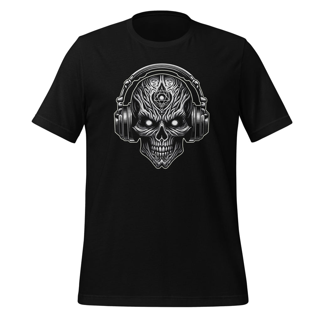Goth Dark Art Creepy Occult Horror Demon Headphones Unisex product image 1