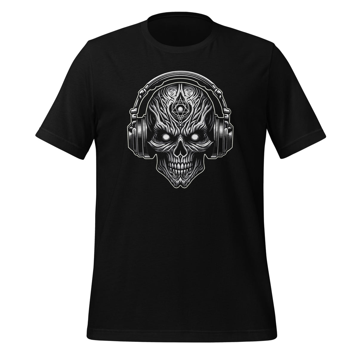 Goth Dark Art Creepy Occult Horror Demon Headphones Unisex product image 1