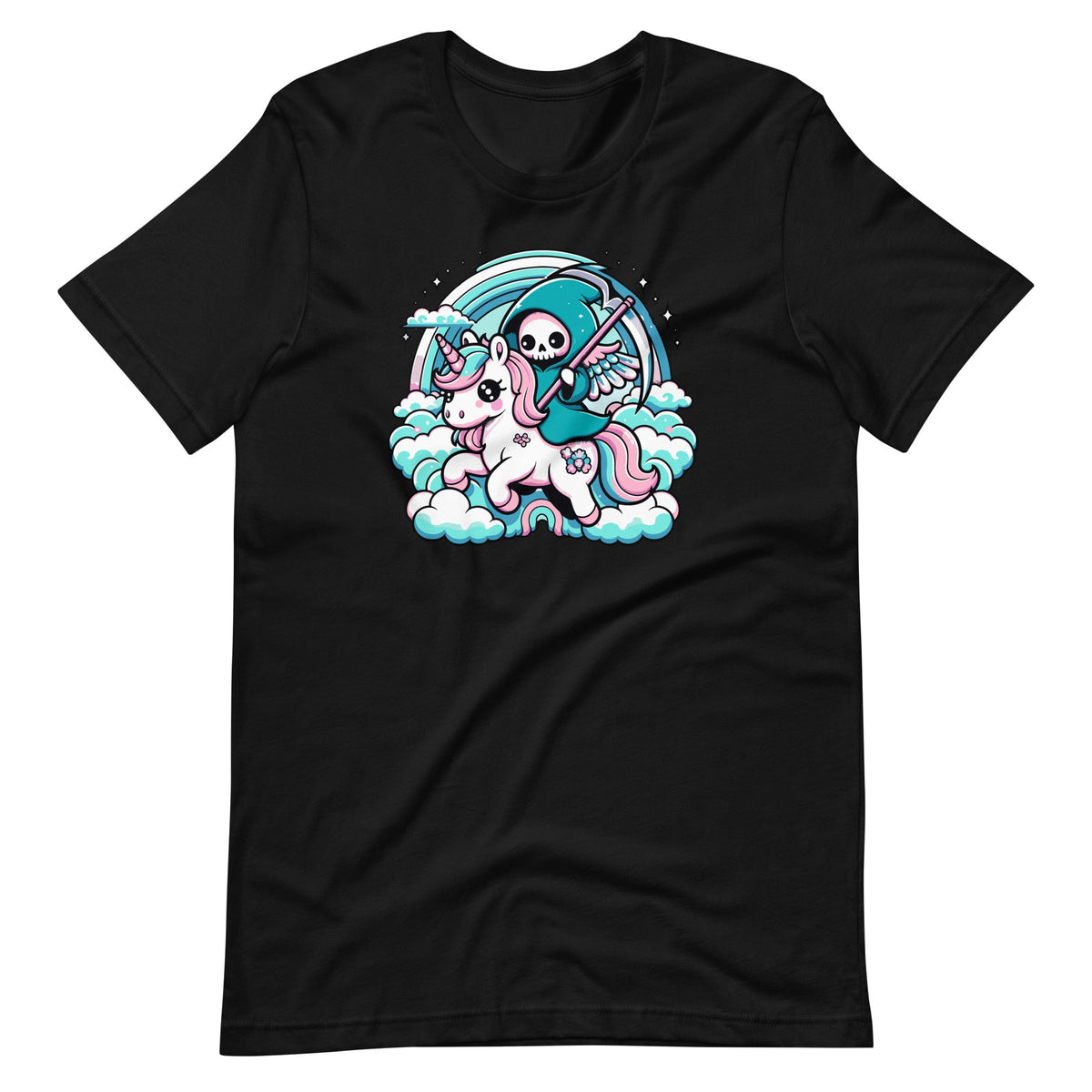 Kawaii Pastel Goth Day Cute Creepy Unicorn Grim Reaper product image 2