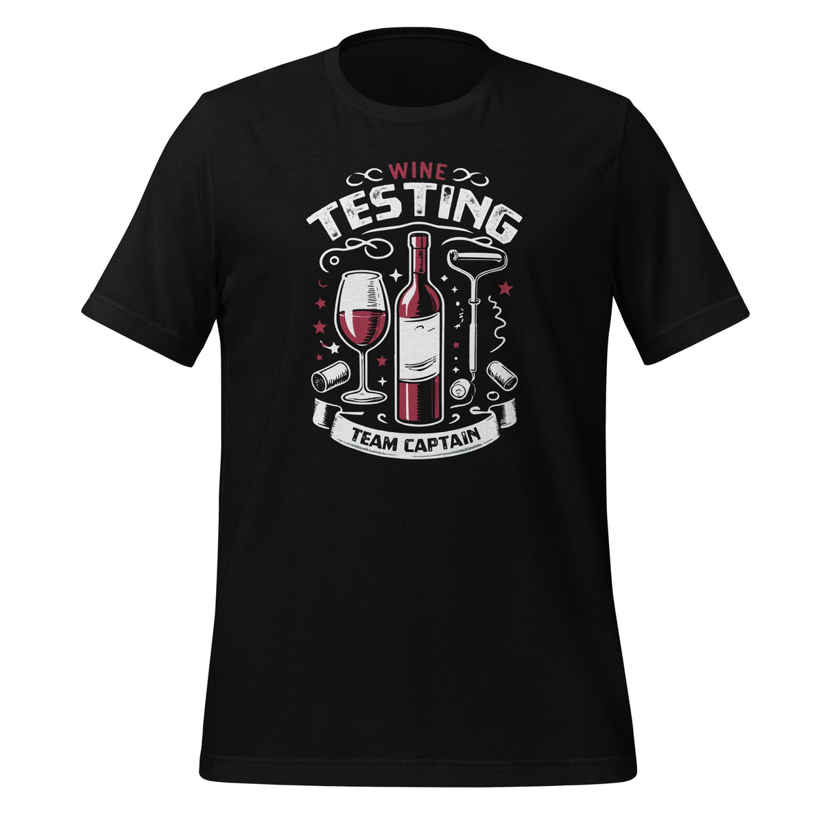 Wine Tasting Team Captain Funny Day Drinking Unisex T-Shirt product image 1