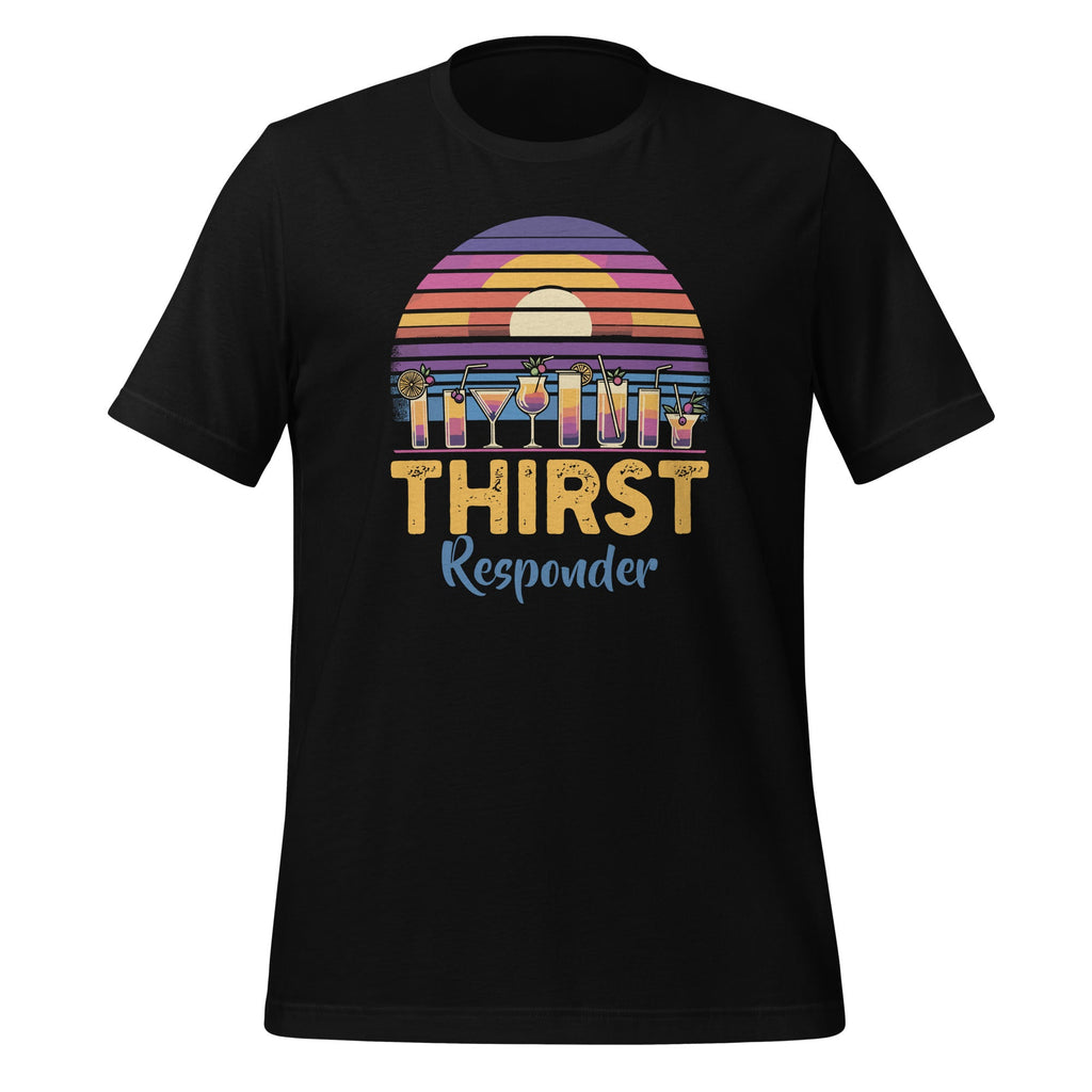 Thirst A Responder Funny Bartender Barista Drinking Unisex product image 1