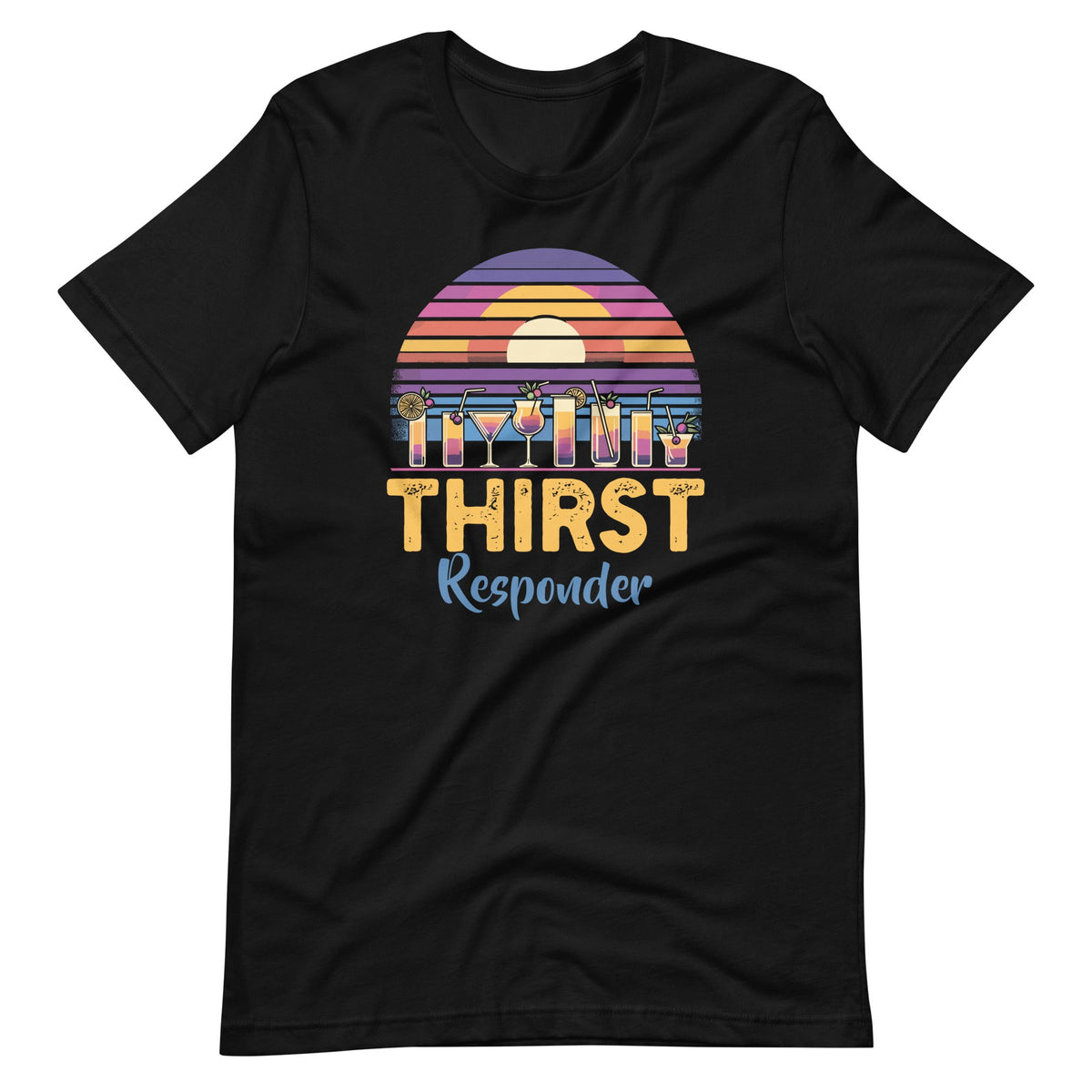 Thirst A Responder Funny Bartender Barista Drinking Unisex product image 2
