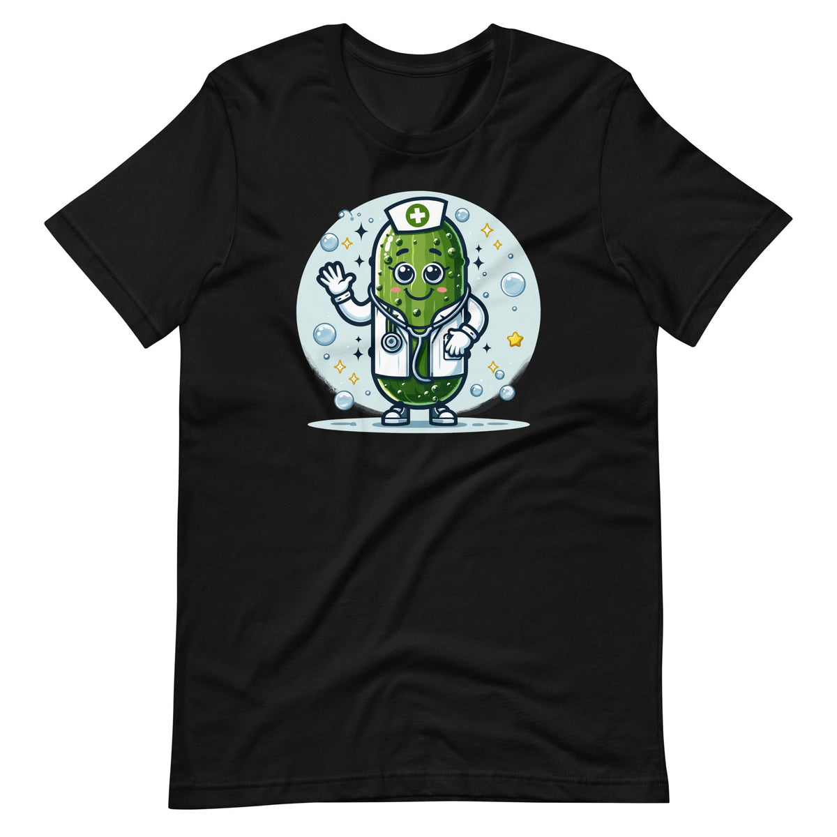 Funny Doctor Nurse Pickle Physician Art Unisex T-Shirt product image 2