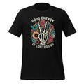Good Energy Is Contagious Floral Flower Skeleton Hand product image 1