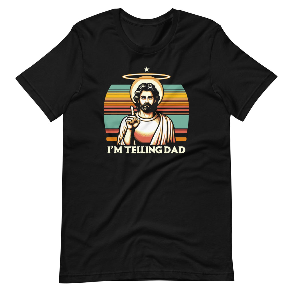 Vintage Jesus I'm Telling Dad Funny Religious Christian product image 2