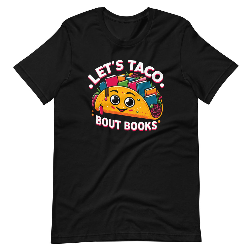 Let's Taco About Books Funny Mexican Pun Bookworm Bookish product image 2
