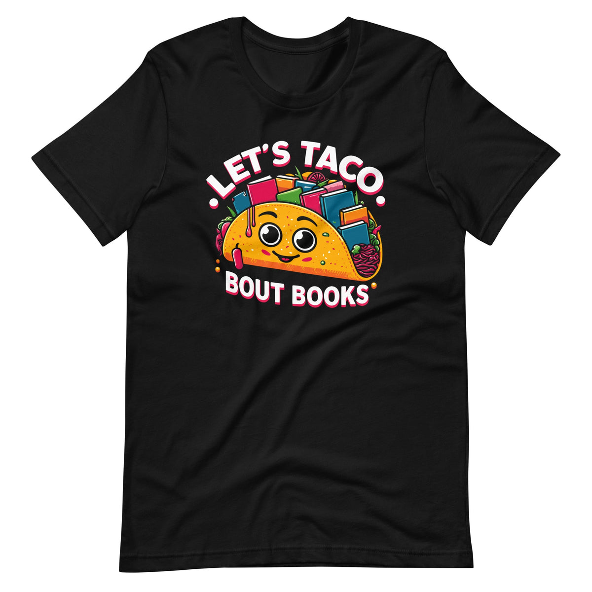 Let's Taco About Books Funny Mexican Pun Bookworm Bookish product image 2
