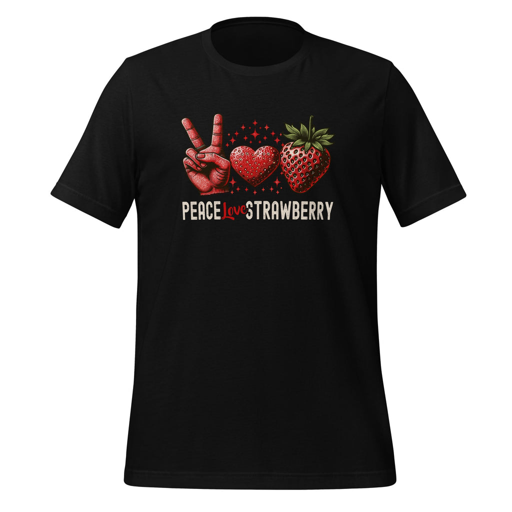 Peace Love Strawberry It's A Berry Heart Good Time Fruits product image 1