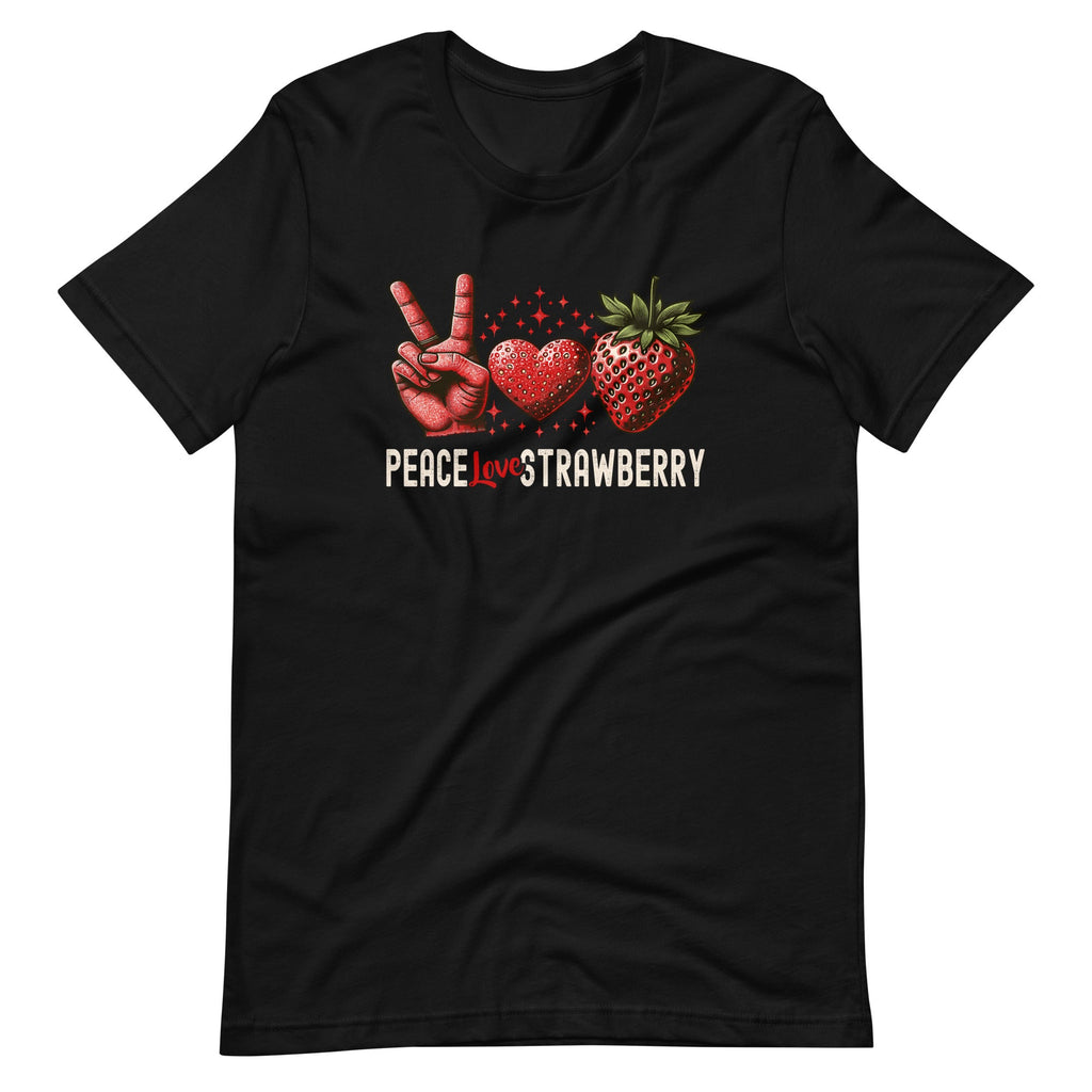 Peace Love Strawberry It's A Berry Heart Good Time Fruits product image 2