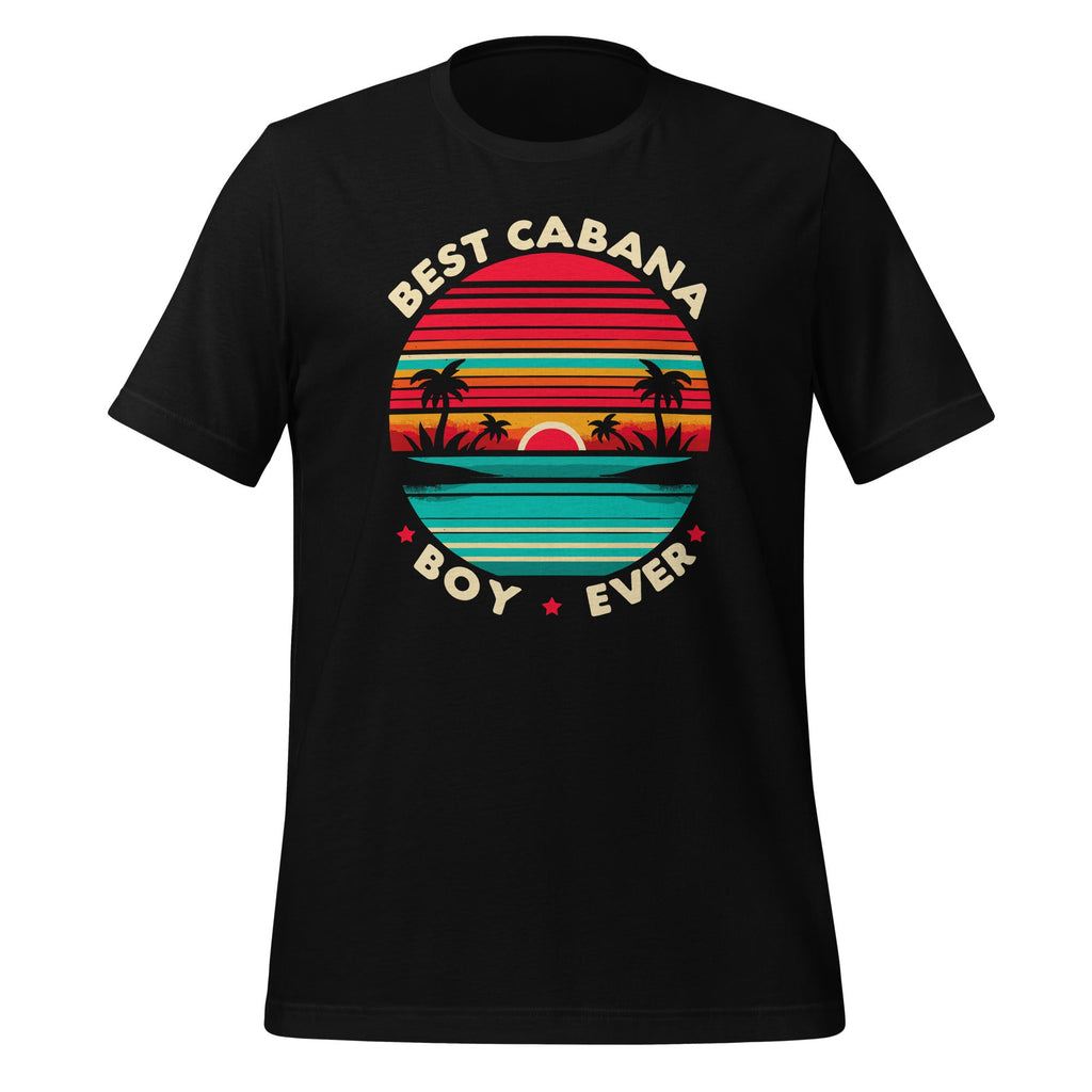 Colorful Sunset Palm Tree Best Cabana Boy Ever Unisex product image 1