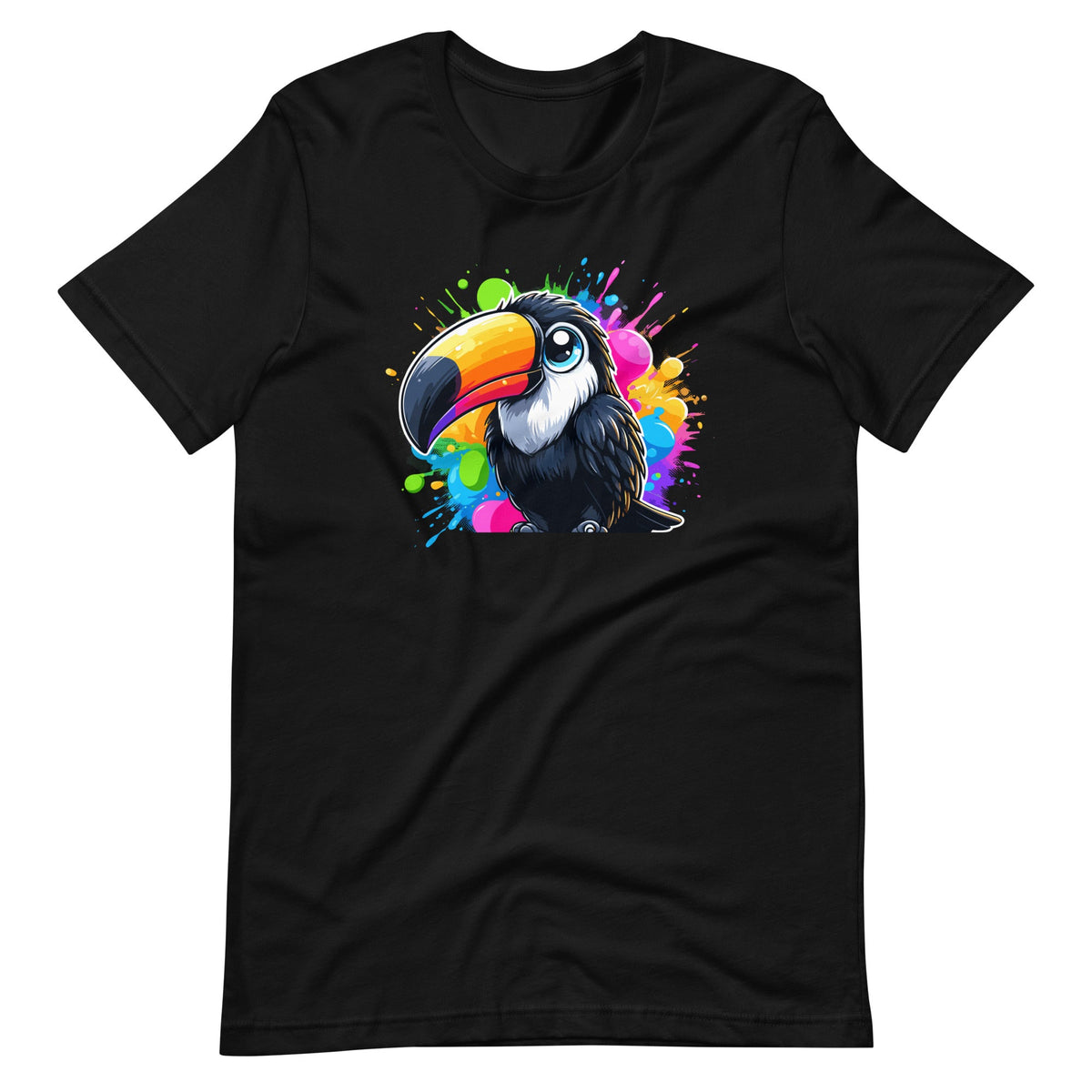 Small Toucan With Colorful Splashes Paint Bird Animal Lover product image 2