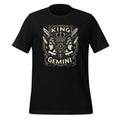 Happy Birthday Gemini Black King Zodiac Sign Unisex T-Shirt product image 1