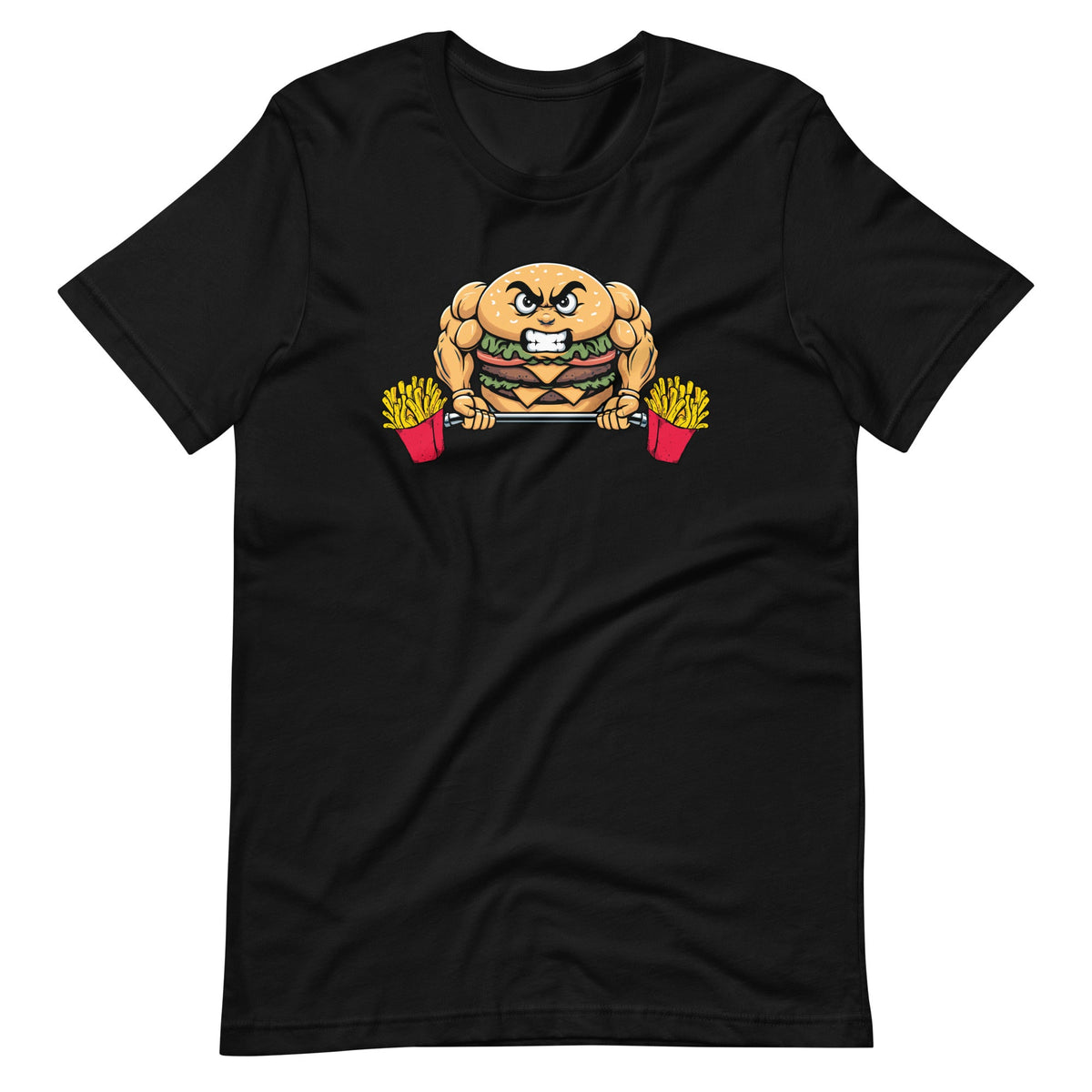 Hamburger Lifting Fries Cheeseburger Fast Food Lovers product image 2