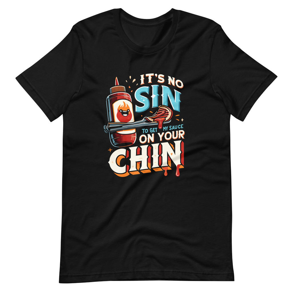 It's No Sin To Get My Sauce Funny BBQ Grill Barbecue Month product image 2
