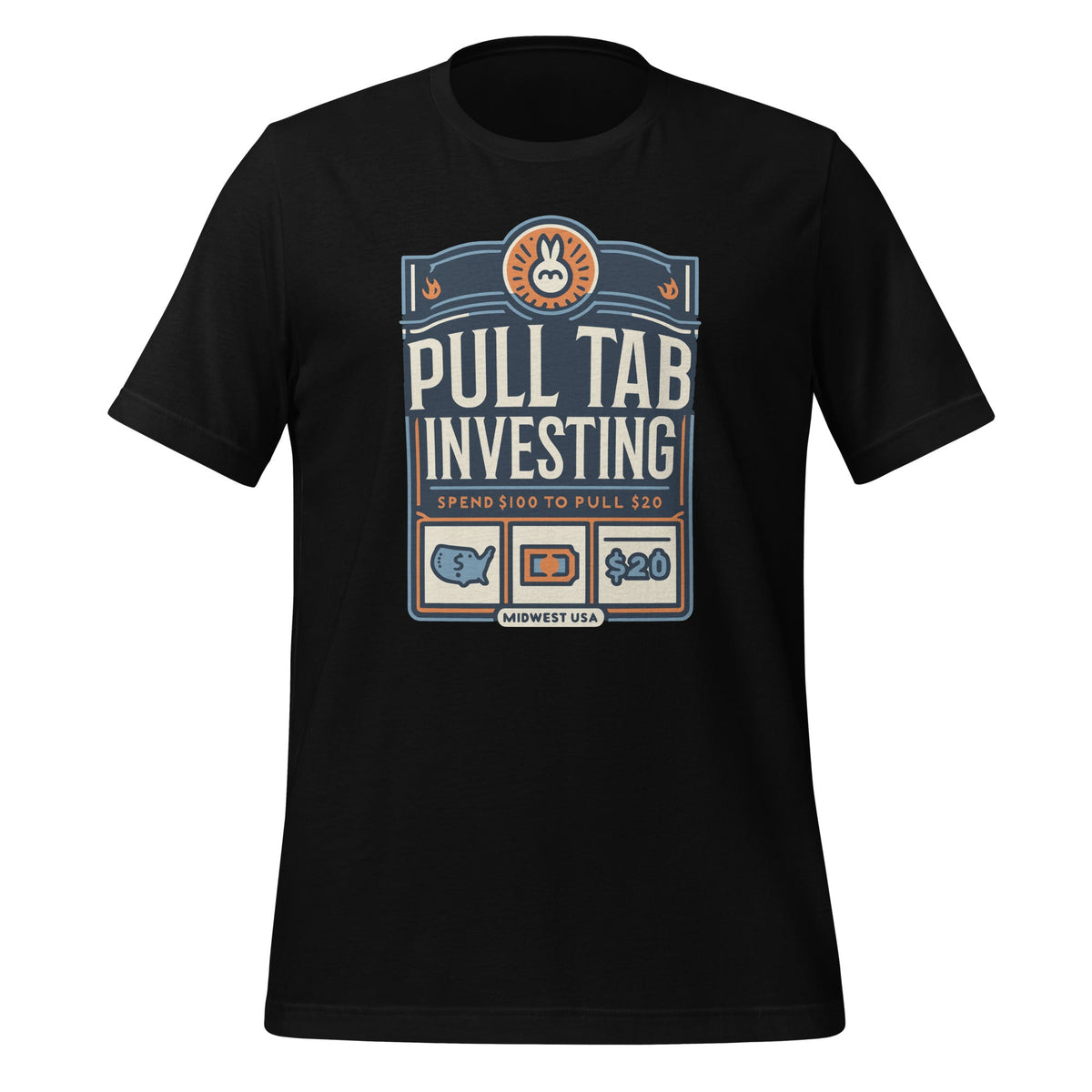 Pull Tab Investing Spend $100 To $20 Midwest USA Unisex product image 1