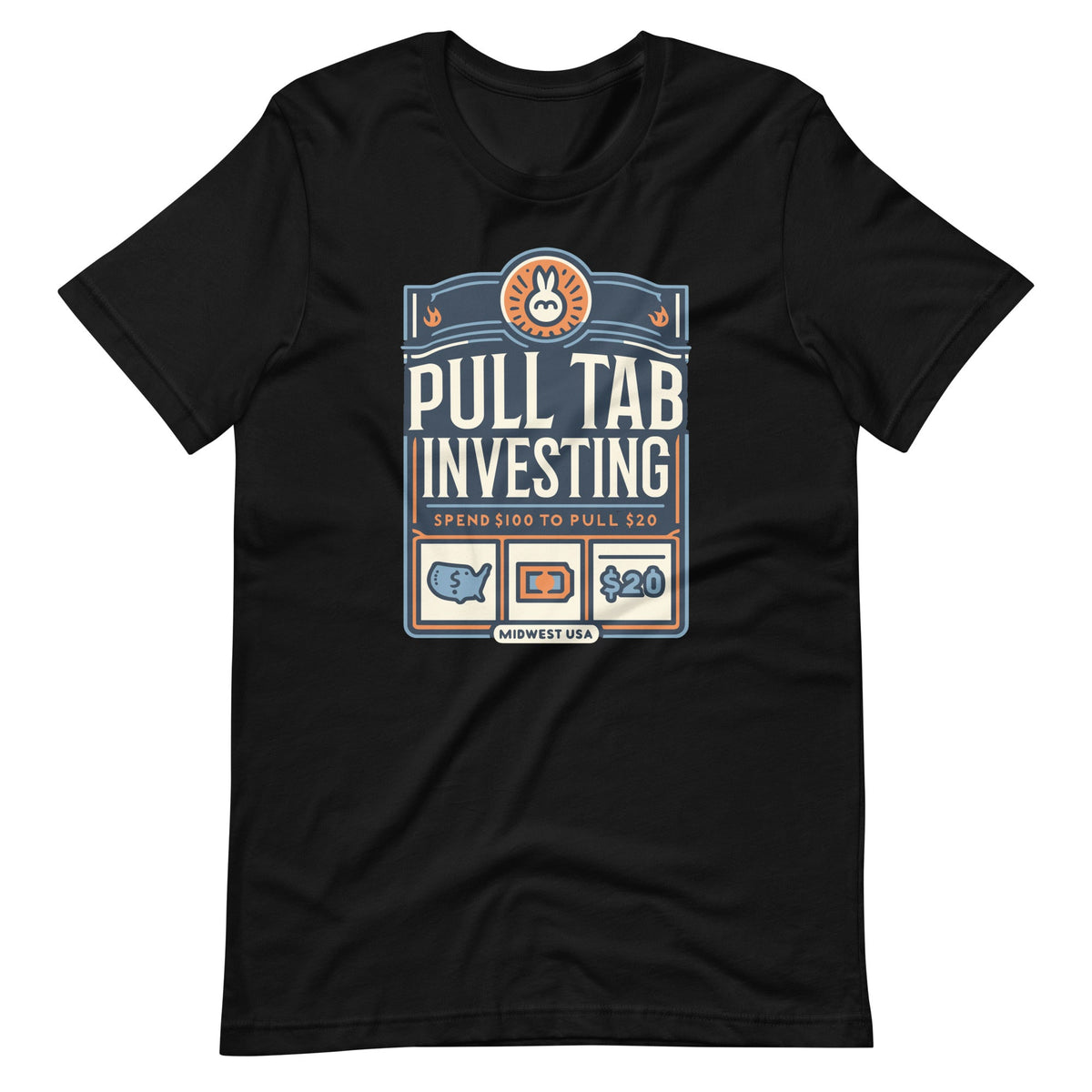 Pull Tab Investing Spend $100 To $20 Midwest USA Unisex product image 2