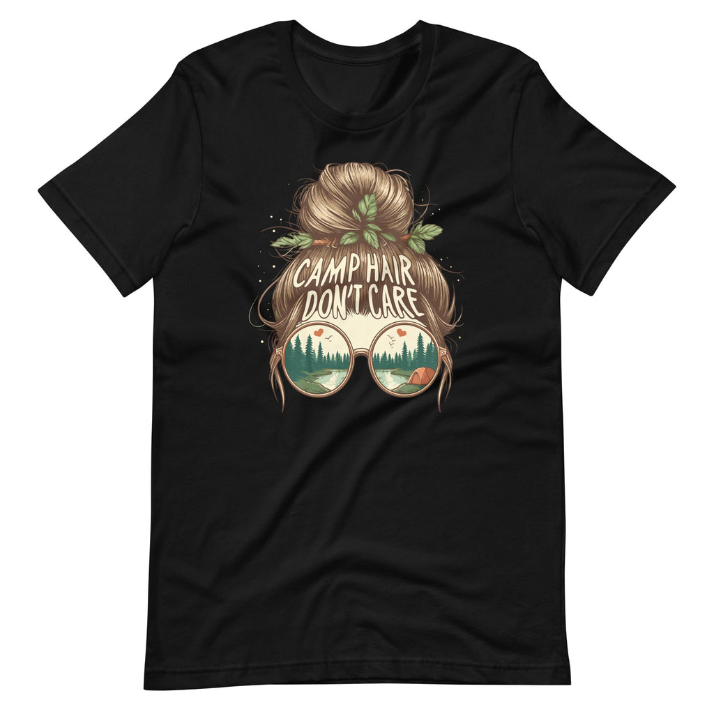 Camp Hair Don't Care Messy Bun Funny Camping Camper Unisex product image 2