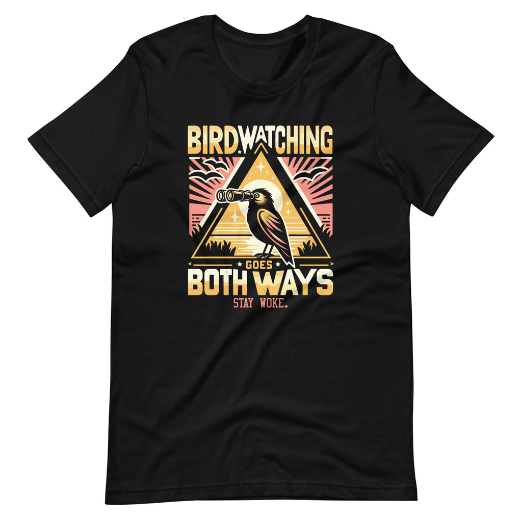 Birdwatching Goes Both Ways Funny Bird Watcher Day Unisex product image 2