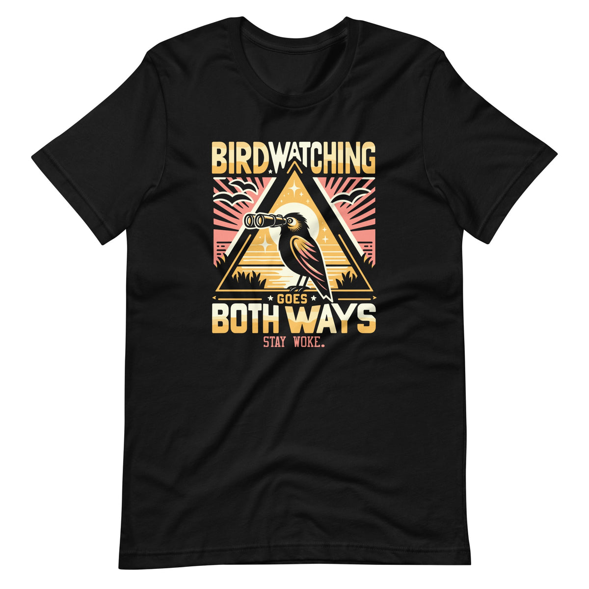 Birdwatching Goes Both Ways Funny Bird Watcher Day Unisex product image 2