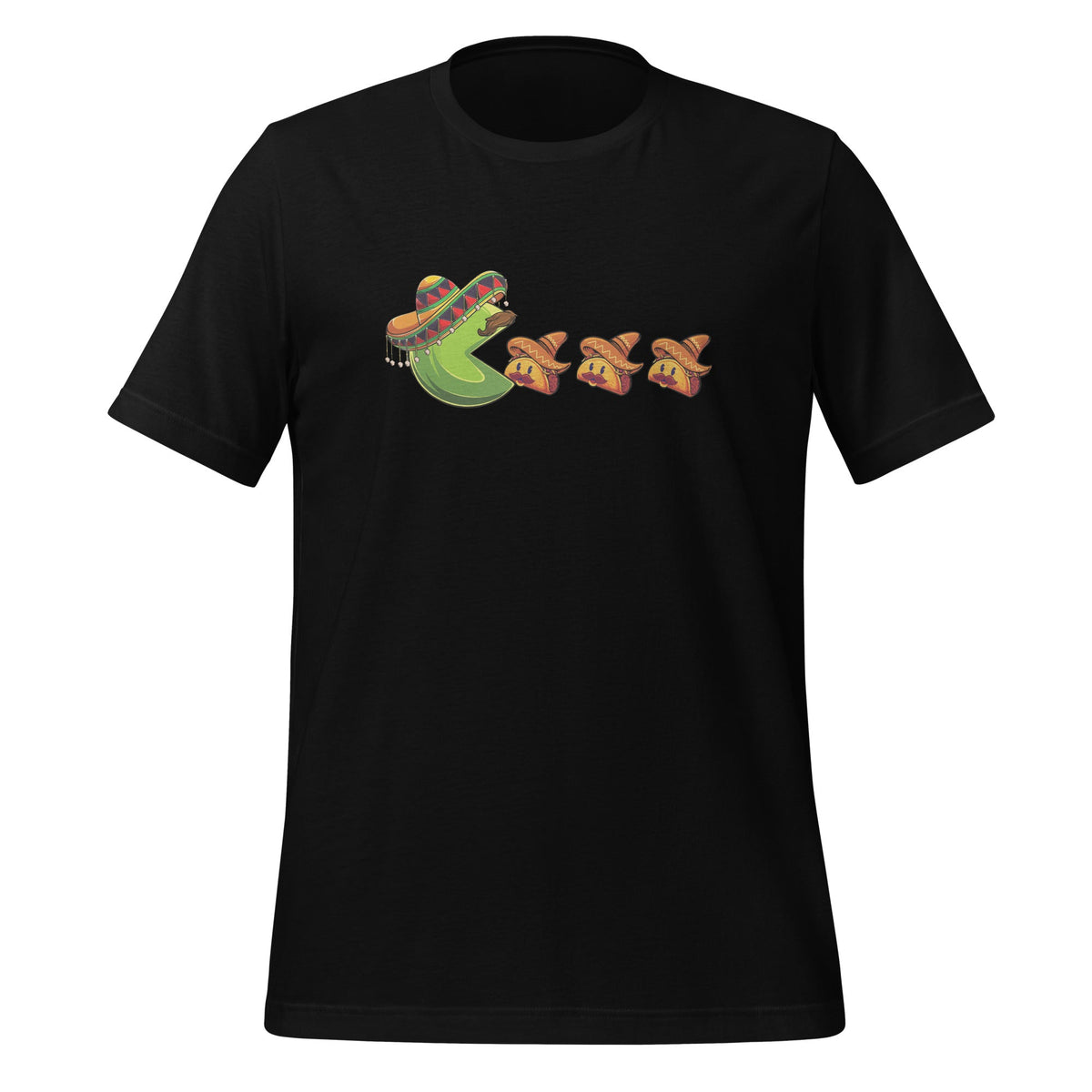Sombrero Eating Funny Tacos with Mustaches Cinco De Mayo product image 1