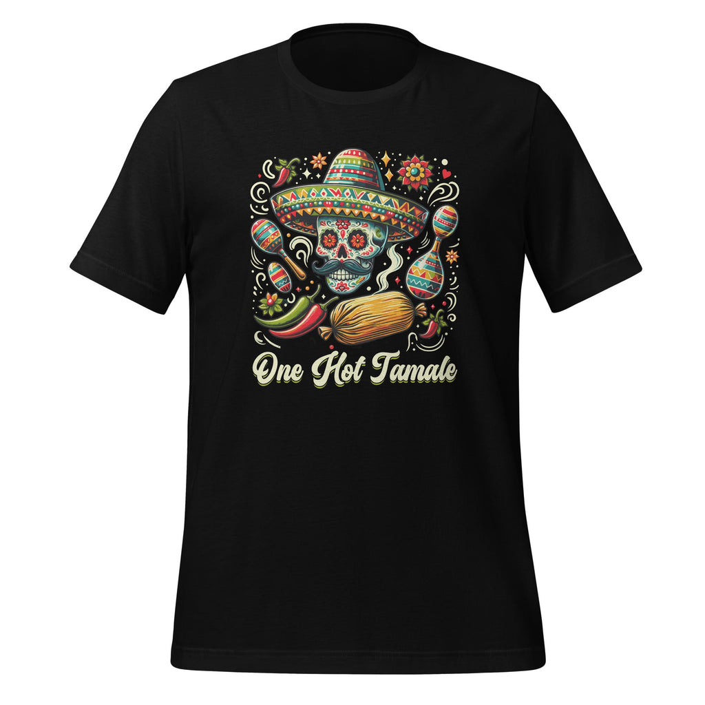 Funny Cinco De Mayo Hot Tamale Mexican Food Unisex T-Shirt product image 1