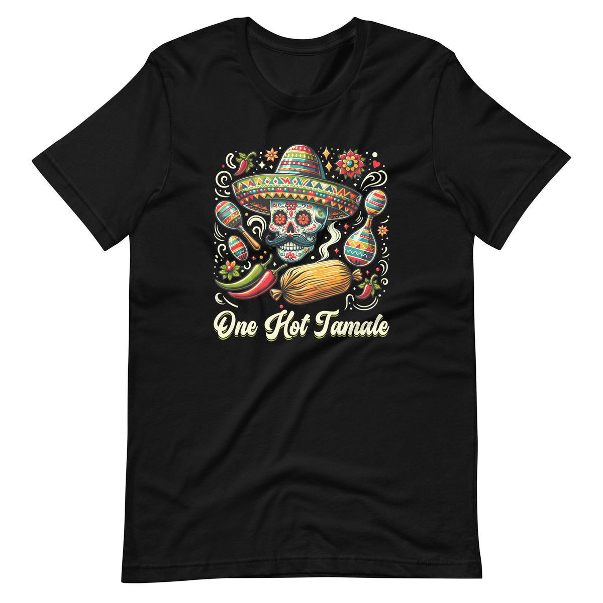 Funny Cinco De Mayo Hot Tamale Mexican Food Unisex T-Shirt product image 2