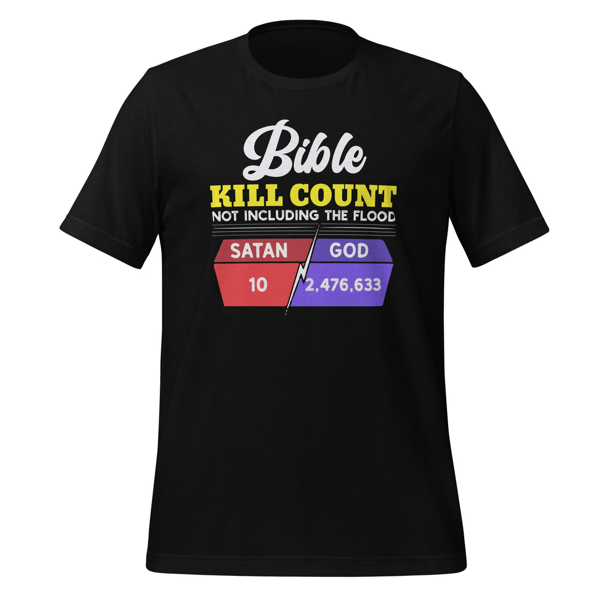 Bible Kill Count Not Including The Flood God Unisex T-Shirt product image 1