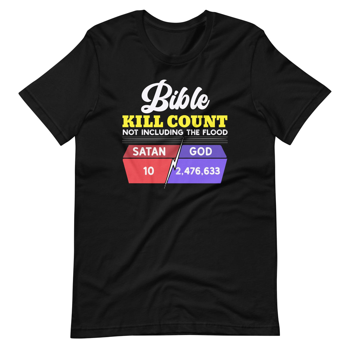 Bible Kill Count Not Including The Flood God Unisex T-Shirt product image 2