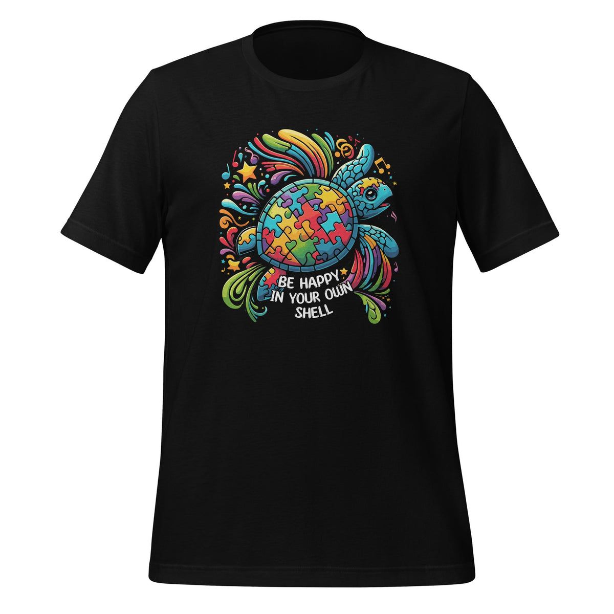 Puzzle Turtle Be Happy In Your Own Shell Autism Awareness product image 1