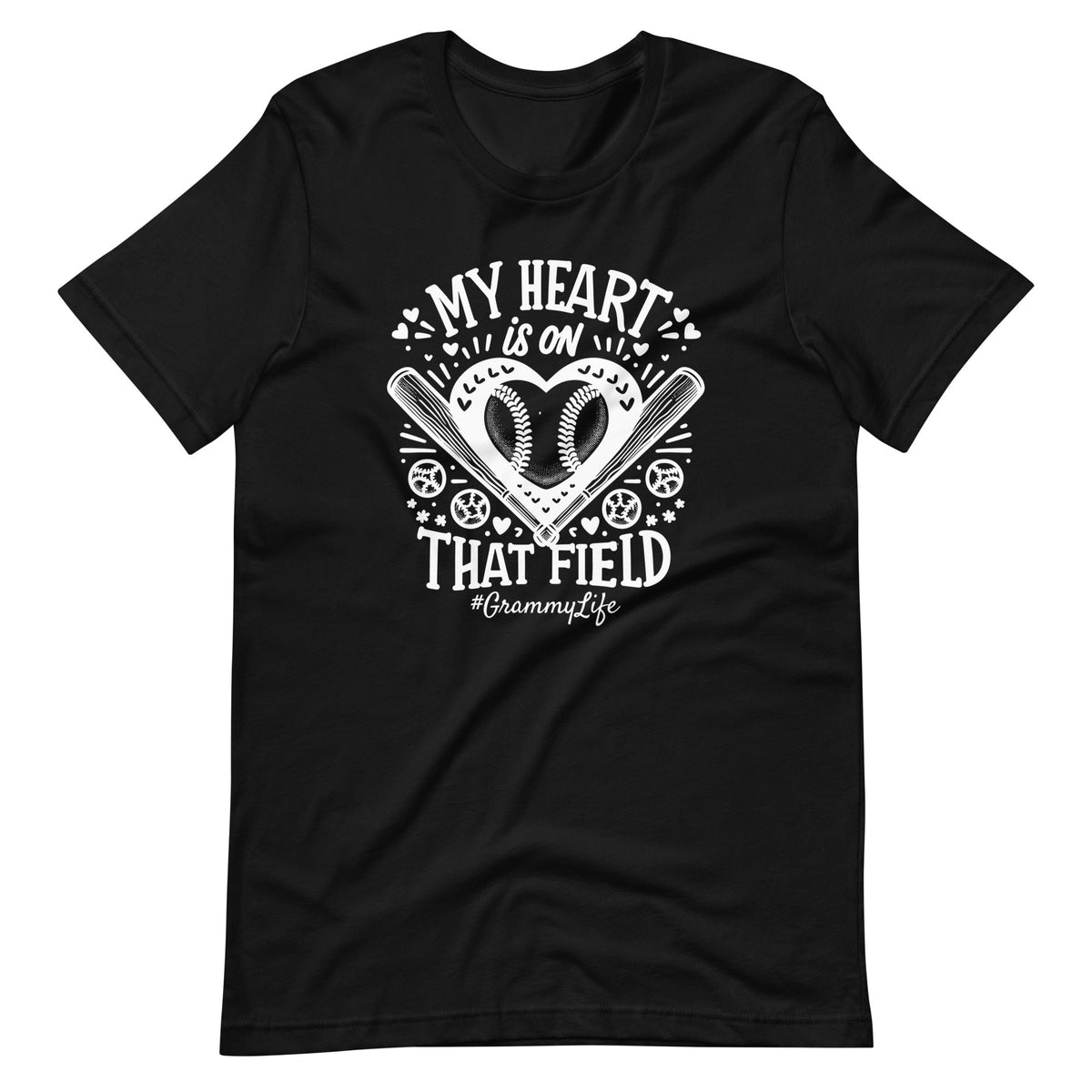 My Heart is on That Field Baseball Softball Grammy Unisex product image 2