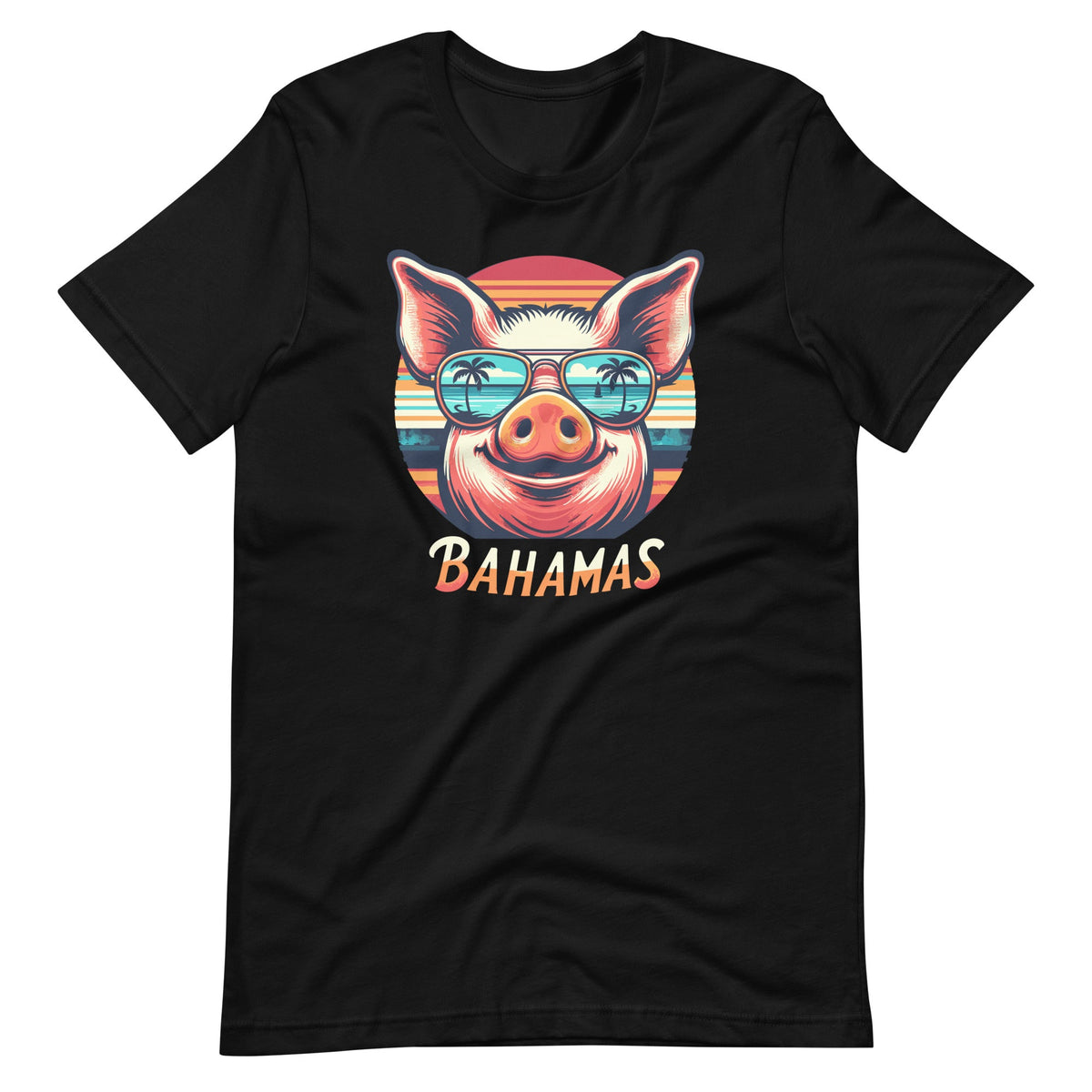 Retro Bahamas Pig Souvenir Family Vacation Trip Unisex product image 2