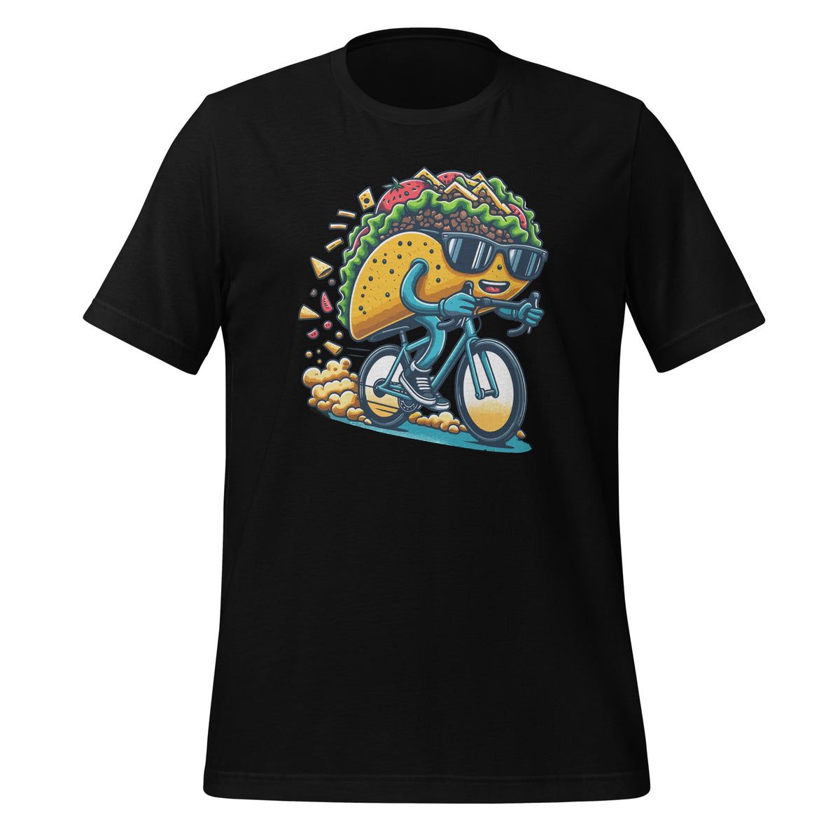Cycling Tacos Road Bike Bicycle Cyclist Unisex T-Shirt product image 1