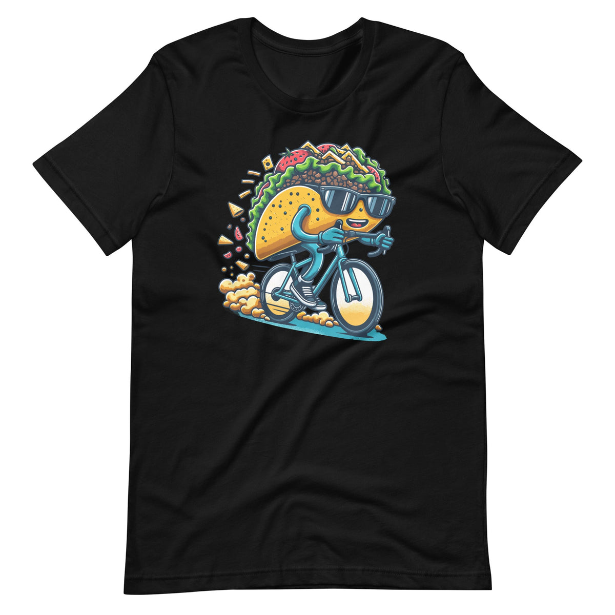 Cycling Tacos Road Bike Bicycle Cyclist Unisex T-Shirt product image 2