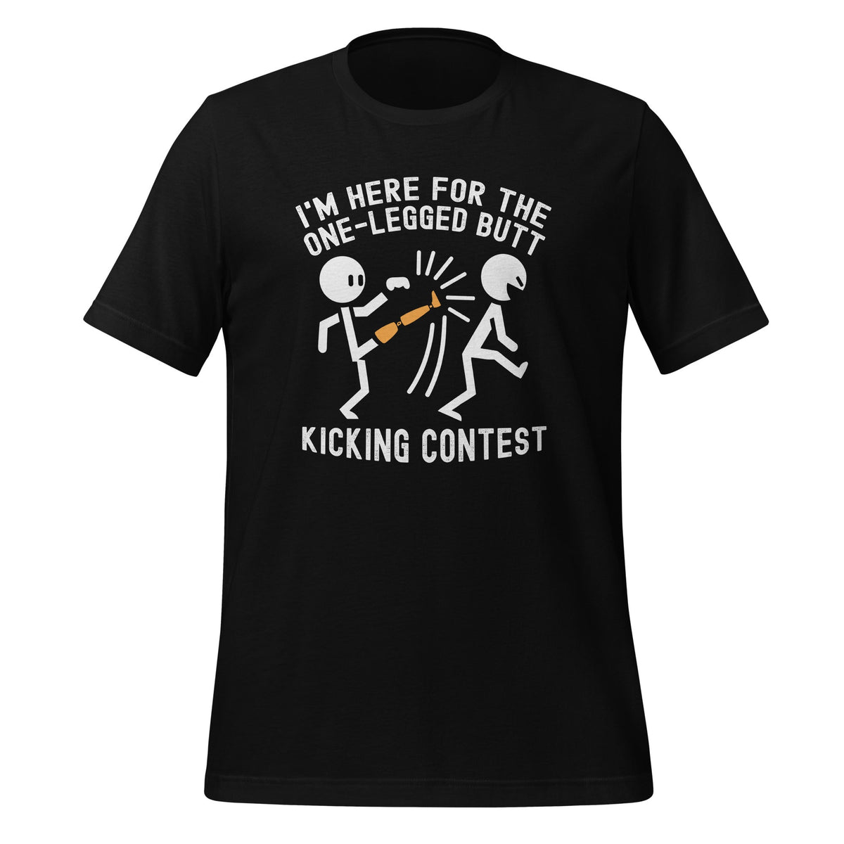 Funny Leg Amputee One Legged Butt Kicking Contest Unisex product image 1
