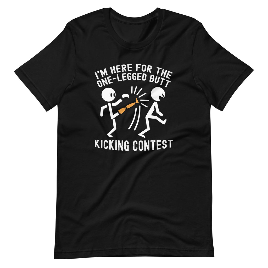 Funny Leg Amputee One Legged Butt Kicking Contest Unisex product image 2