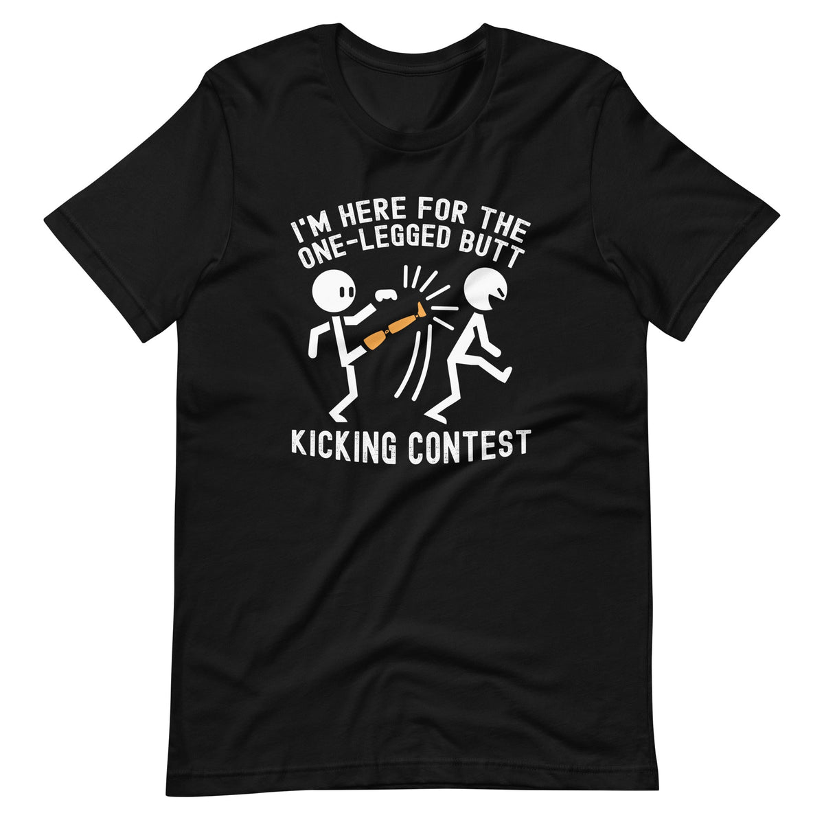 Funny Leg Amputee One Legged Butt Kicking Contest Unisex product image 2